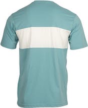 Elliott Blocked Tee - Cameo Blue/Snow White